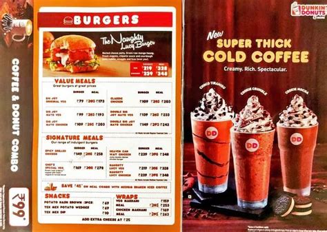 DUNKIN DONUTS MENU SINGAPORE & UPDATED PRICES 2024