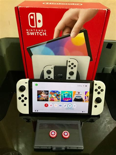 Nintendo switch Oled with games, Video Gaming, Video Game Consoles, Nintendo on Carousell