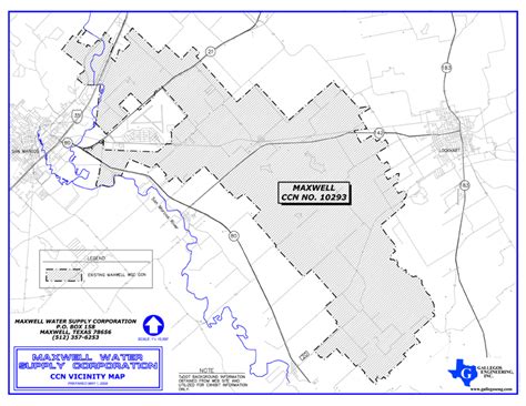 Service Area Map | Maxwell Special Utility District