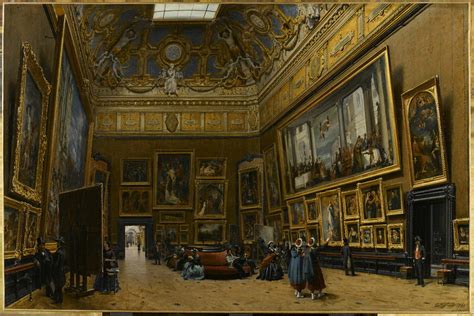 Le Salon carré en 1861 - Louvre Collections