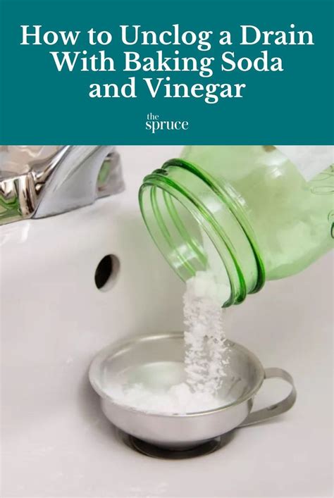 Learn How to Unclog a Drain With Baking Soda and Vinegar | Baking soda drain cleaner, Unclog ...