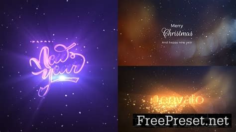 Christmas And New Year Logo Reveal - Video Template - 42330924