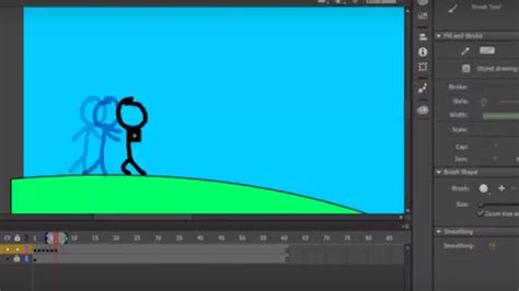 Animate CC Lesson 2 Stickman animation tutorial - YouTube