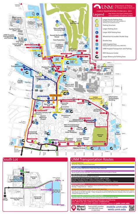 Unm Hospital Map Of Parking Lots