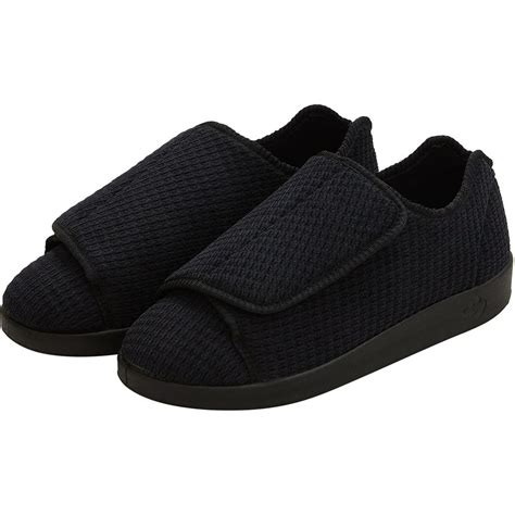 Silvert's - Silverts Men Extra Extra Wide Slippers, 7, Black - Walmart ...