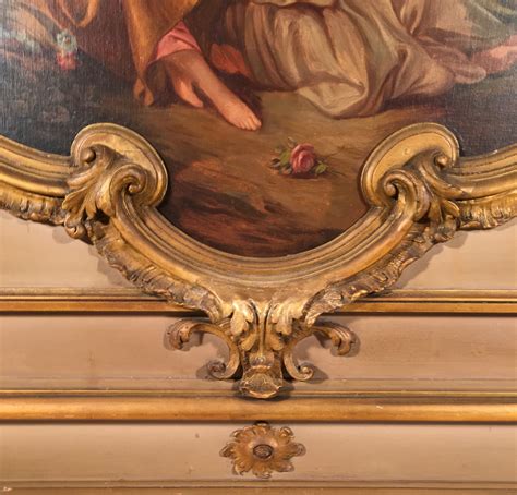 Pair Italian Rococo paintings | www.ClaudiaCollections.com