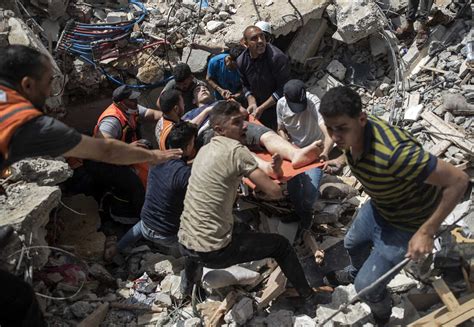 As Israel Struck Gaza, Palestinian Families Huddled At Home In Panic : NPR