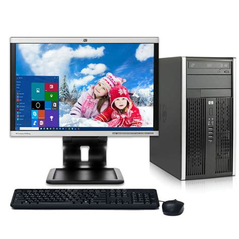 HP Elite 6000 Tower Desktop PC System Windows 10 Core 2 Duo Processor ...