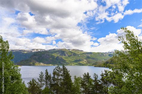 beautiful Norway scenery Stock Photo | Adobe Stock