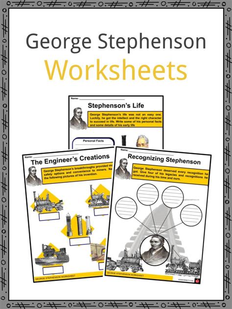 George Stephenson Facts, Worksheets, Beginnings & Inventions For Kids