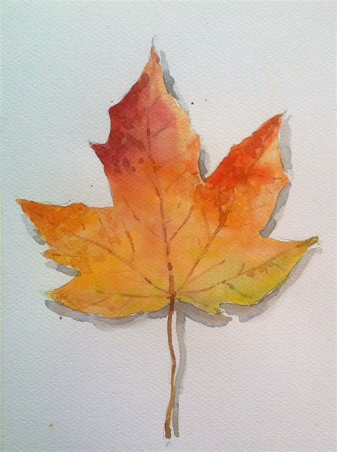 Maple Leaf Watercolor at GetDrawings | Free download