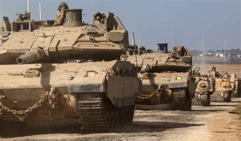 Israel equips tanks with anti-drone cages ahead of Gaza invasion ...