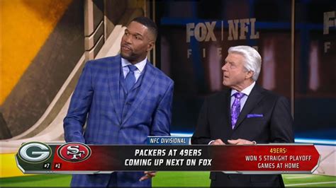 Fox NFL Sunday live TV viewers go wild for Michael Strahan’s on-air outfit and gasp ‘he is very ...