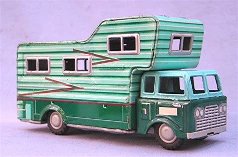 Vintage 1960 Camper Truck Tin Friction Made in Japan | Tin toys ...