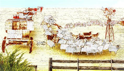 Corrugated Iron Mural Photograph by Lexa Harpell