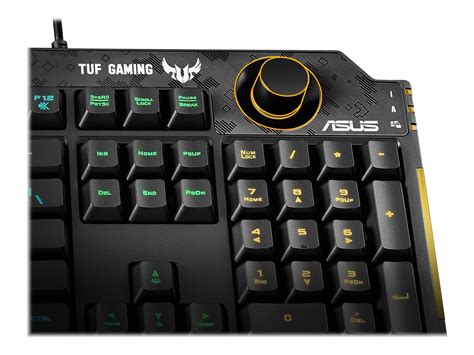 ASUS TUF K1 RGB-Backlit Gaming Keyboard - Black - RA04 TUF GAMING K1/CA