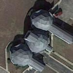 Geodesic dome roofs in Robinson, TX (Google Maps)