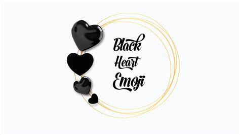 Black Heart Emoji 🖤 - ️ Copy And Paste 📋 - Heatfeed