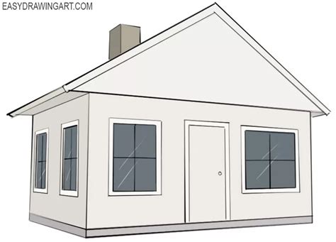 How to Draw a House - Easy Drawing Art