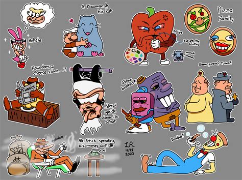 Pizza Tower characters collage by LunariaRide20 on DeviantArt