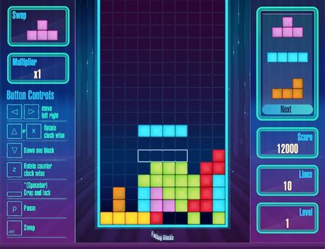 Falling Blocks - Construct 3 Tetris Game by Gaetano78 | Codester