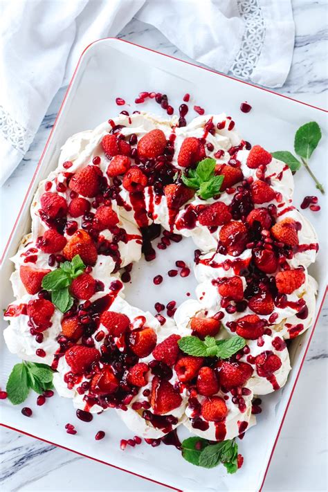 Pavlova Wreath (Meringue Dessert) | by Leigh Anne Wilkes