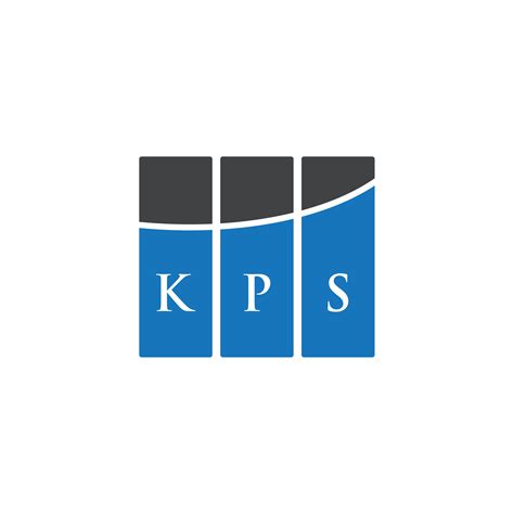 KPS letter logo design on WHITE background. KPS creative initials ...