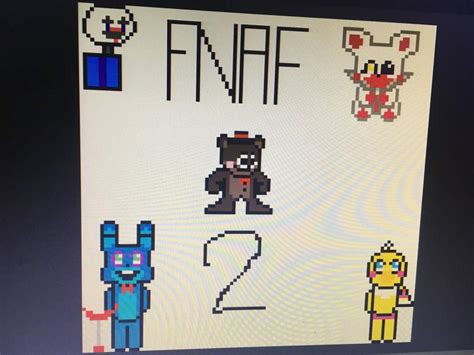 FNAF 2 pixel art! | Five Nights At Freddy's Amino