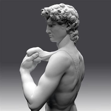 david statue michelangelo 3d obj