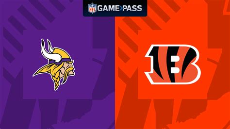 Watch Vikings @ Bengals Live Stream | DAZN TW