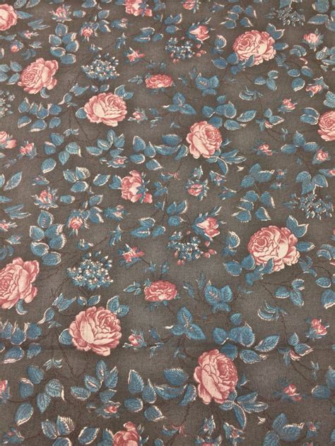 Reproduction Civil War Print Fabric by the yard-brown with | Etsy