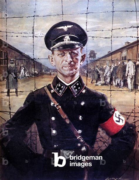 Image of Portrait of Adolf Eichmann, SS officer and Nazi war criminal ...