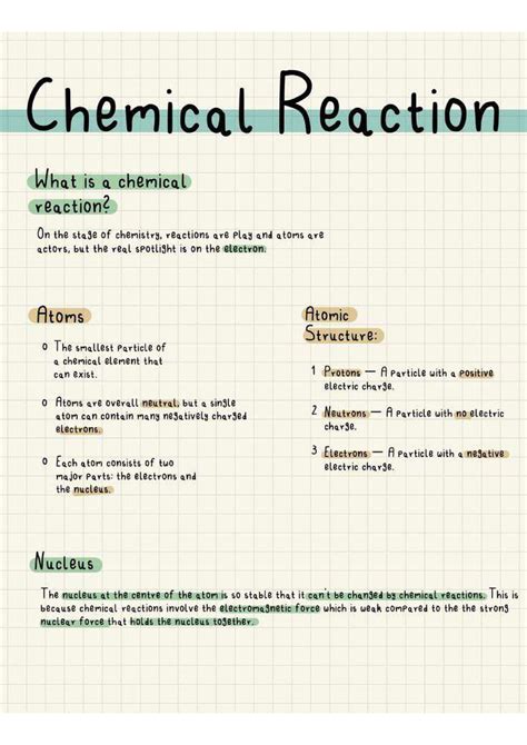 Aesthetic Chemistry Notes - CHEM 102 - Studocu