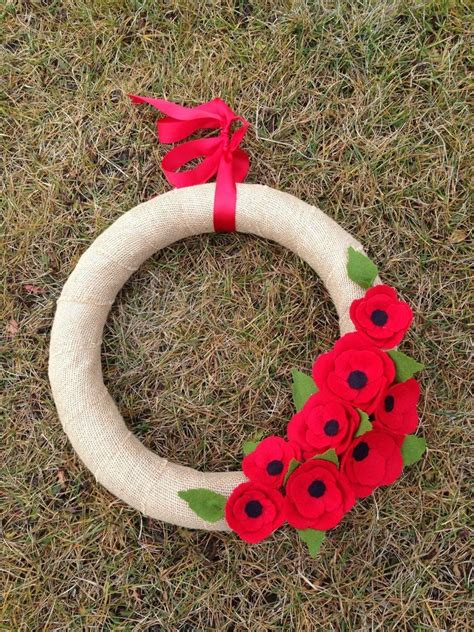 Poppy Wreath - Etsy