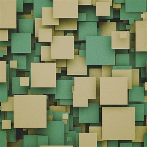 1920x1080px, 1080P free download | Squares, 3d, abstract, background, gold, green, pattern ...