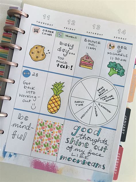 How To Create A Happy Planner Bullet Journal, Plus Free Printable Happy ...