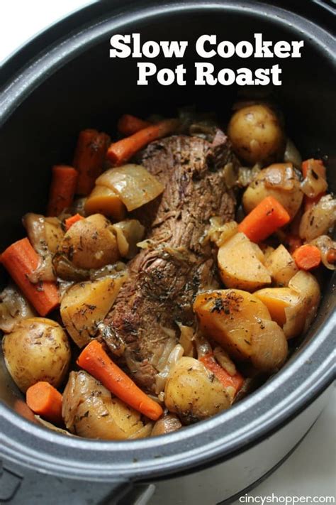 Slow Cooker Pot Roast - CincyShopper