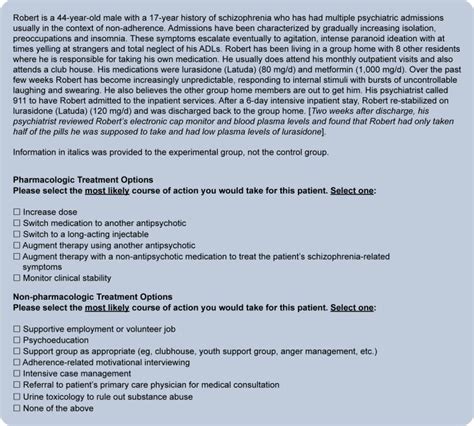 Access to credible information on schizophrenia patients' medication adherence by prescribers ...