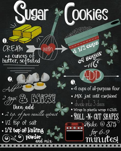 Printable Cookies Recipe