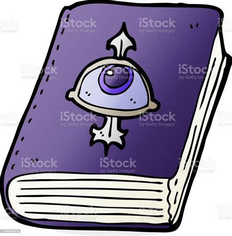 Cartoon Magic Spell Book Stock Illustration - Download Image Now - Art, Book, Cartoon - iStock