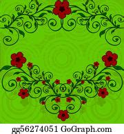 900+ Illustration Of A Floral Background Clip Art | Royalty Free - GoGraph