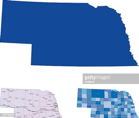 Nebraska Counties Map Photos and Premium High Res Pictures - Getty Images