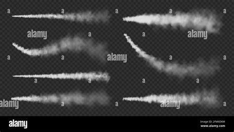 Realistic Missile Or Bullet Trail Airplane Condensati - vrogue.co