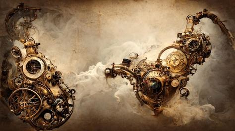 Premium Photo | Steampunk Fine Gear background