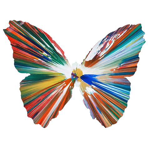 Damien Hirst | Butterfly Spin Painting (Created at Damien Hirst Spin Workshop) (2009) | Artsy