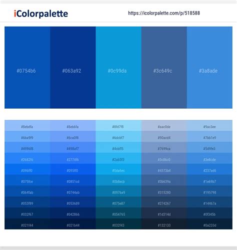 31 Royal Blue Color Palette | Curated collection of Color Palettes