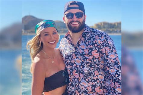 Baker Mayfield's wife reflects on couple's offseason getaway