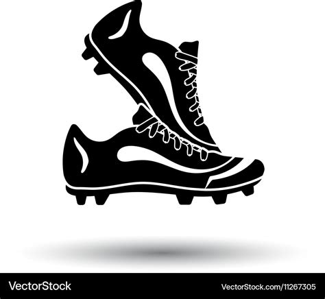 Pair soccer boots icon Royalty Free Vector Image