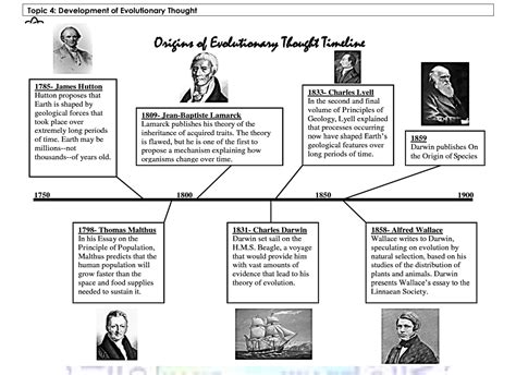 Solved Activity 7.4. History of Evolutionary Thought (page | Chegg.com