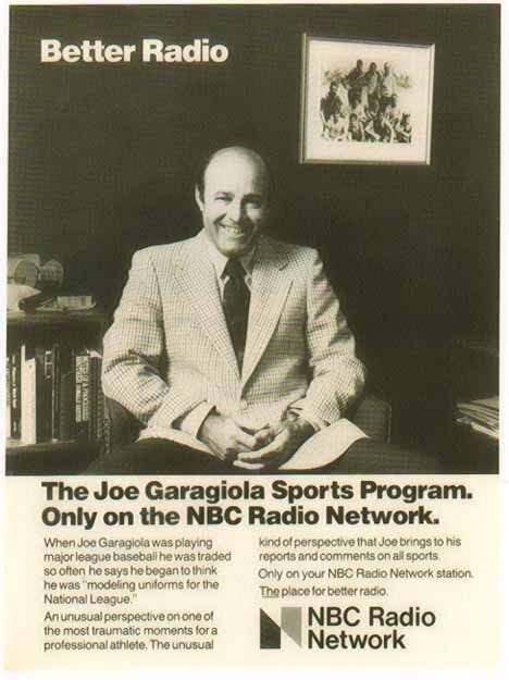 Joe Garagiola, NBC Radio Network | Vintage electronics, Old time radio, Radio